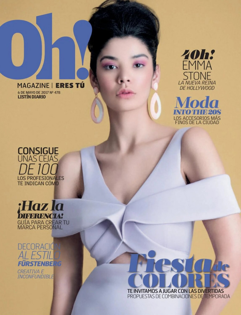 Barbara Santana featured on the Oh! Magazine cover from May 2017