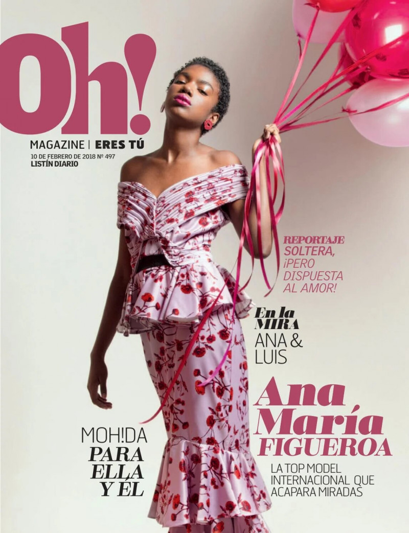 Ana Maria Figueroa featured on the Oh! Magazine cover from February 2018