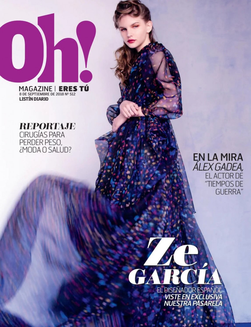 Elen Obron featured on the Oh! Magazine cover from September 2018