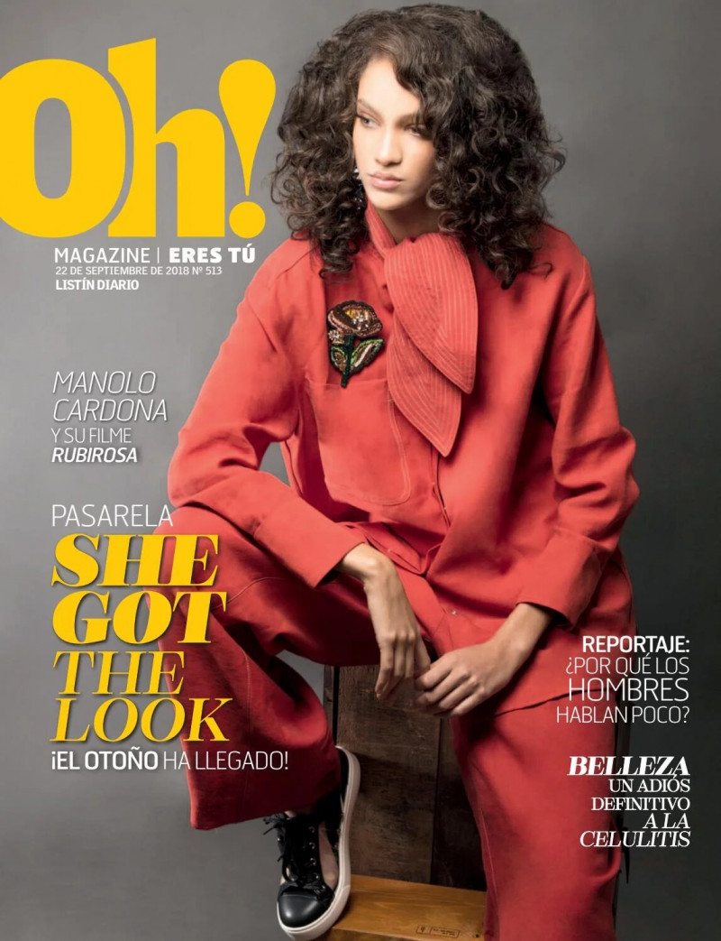 Nayeli Figueroa featured on the Oh! Magazine cover from September 2018