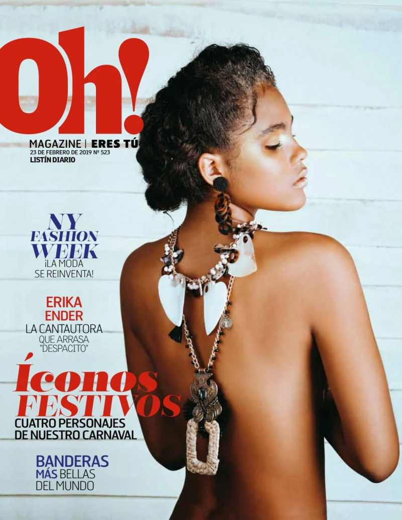 Elah Garcia featured on the Oh! Magazine cover from February 2019
