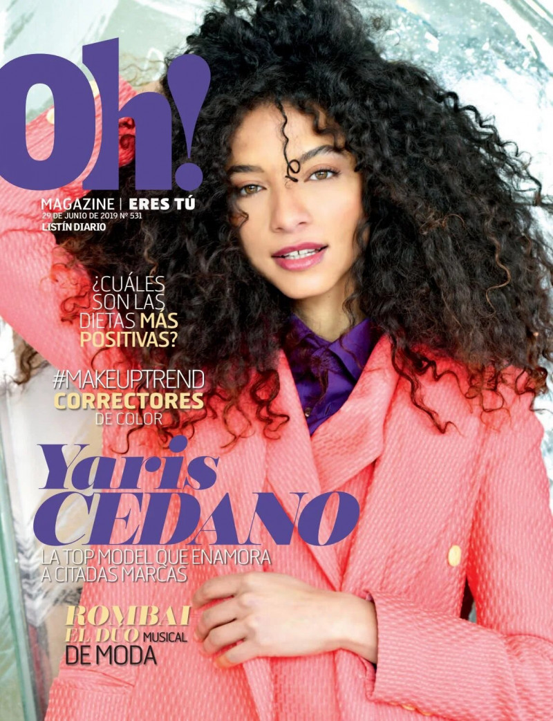 Yaris Cedano featured on the Oh! Magazine cover from June 2019