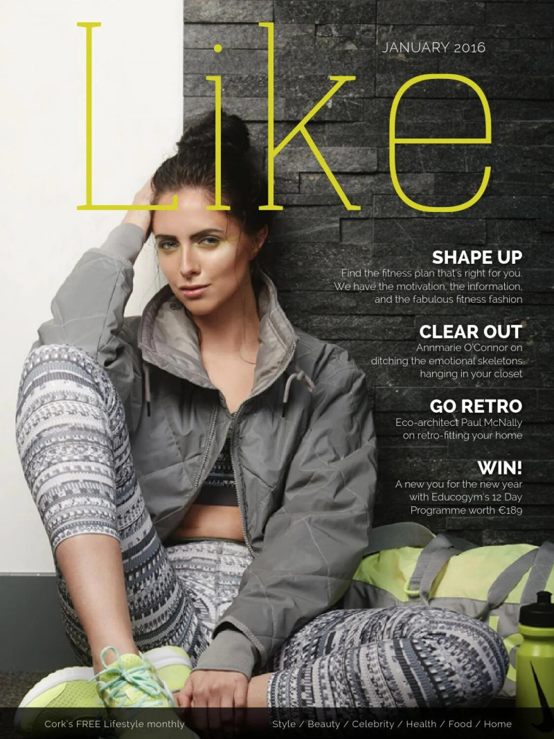 Jess Hayes featured on the Like cover from January 2016