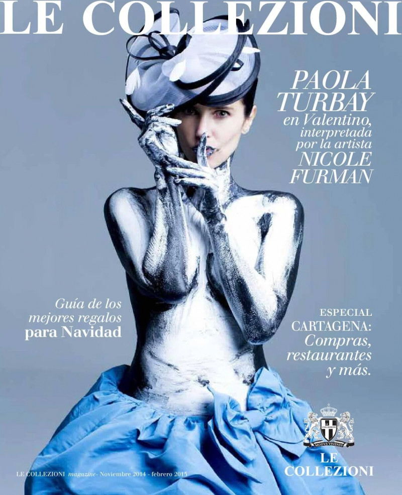 Paola Turbay featured on the Le Collezioni cover from December 2014