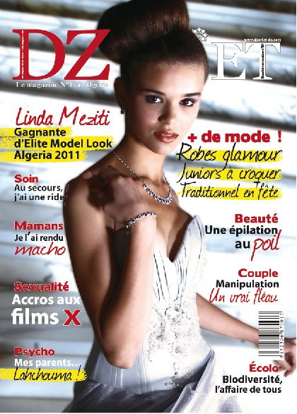 Lynda Meziti featured on the DZeriet cover from November 2011