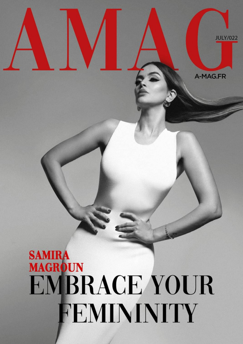 Samira Magroun featured on the A Mag cover from July 2022