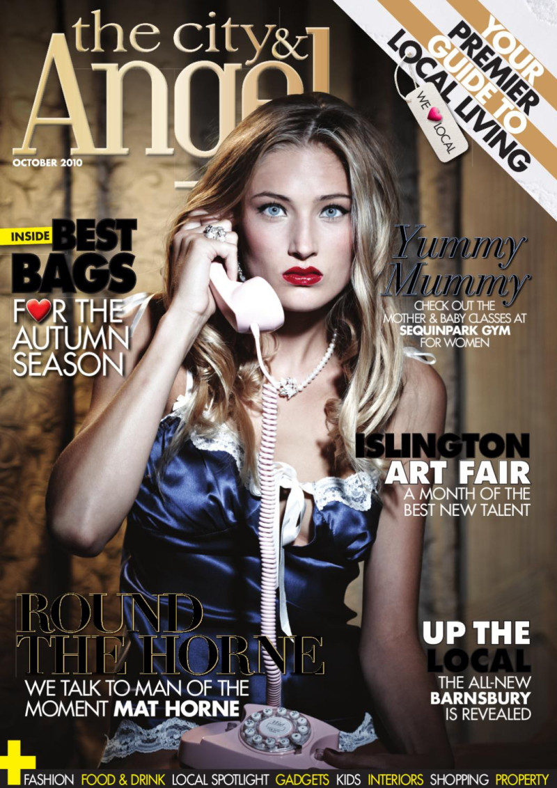 Georgina Cummins featured on the The City & Angel cover from October 2010
