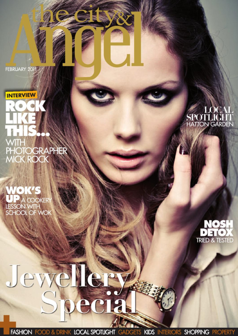 Marlijn Hoek featured on the The City & Angel cover from February 2011