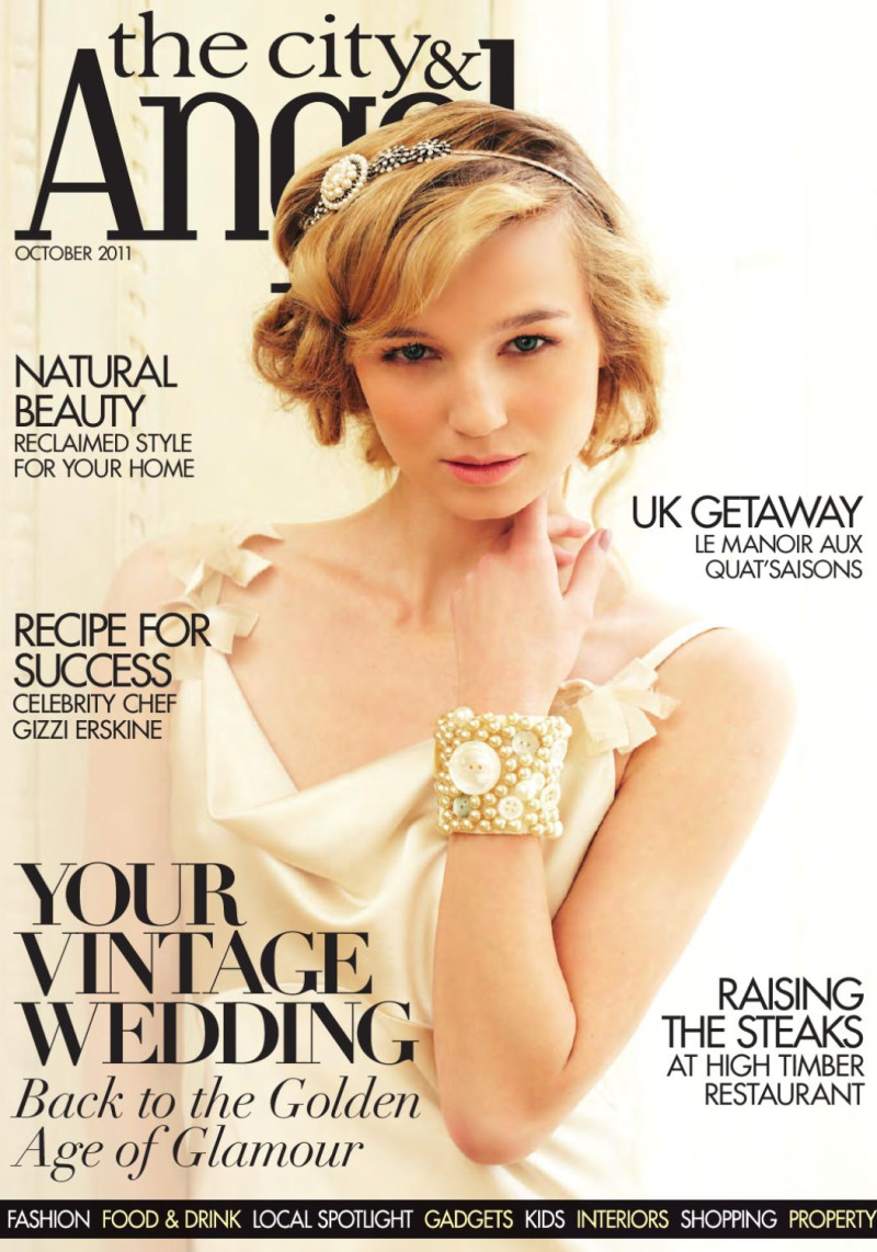 Agata R. featured on the The City & Angel cover from October 2011