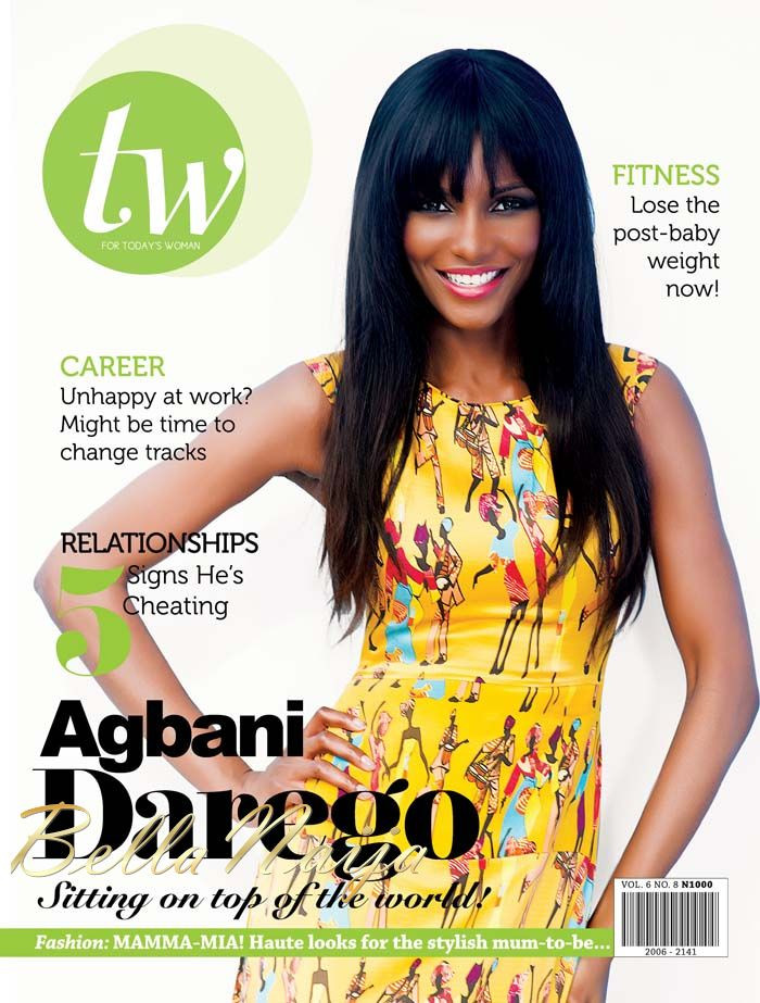 Agbani Darego featured on the Today\'s Woman cover from May 2013