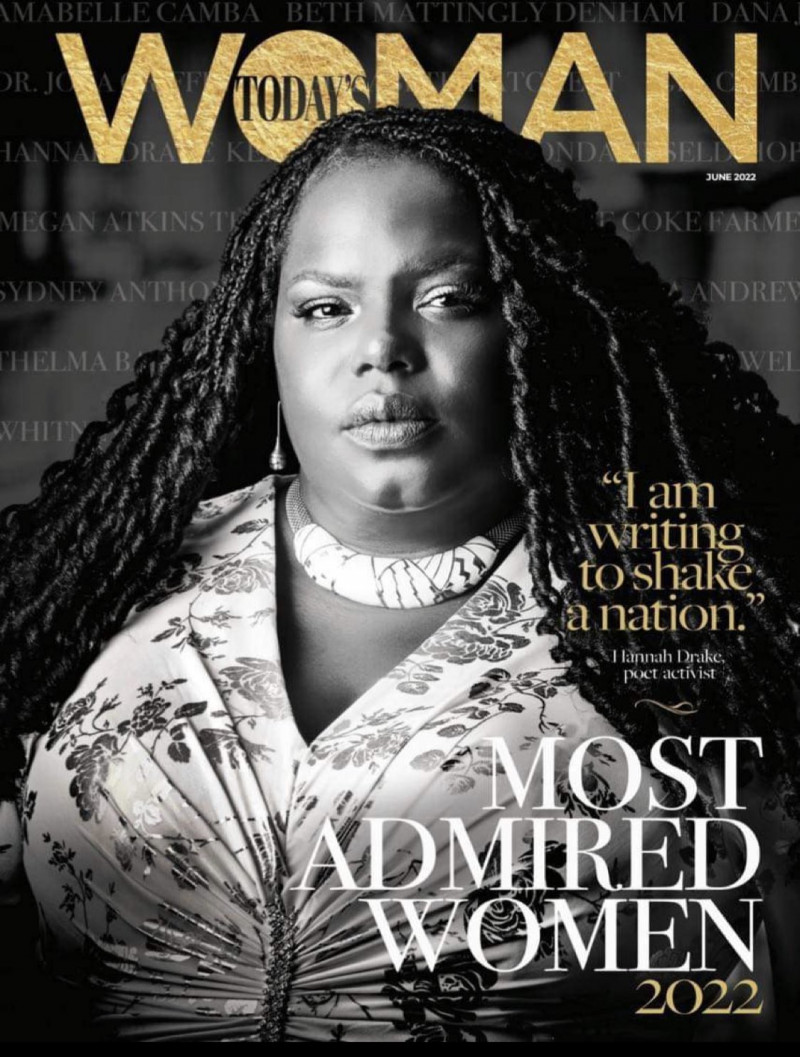 Hannah Drake featured on the Today\'s Woman cover from June 2022