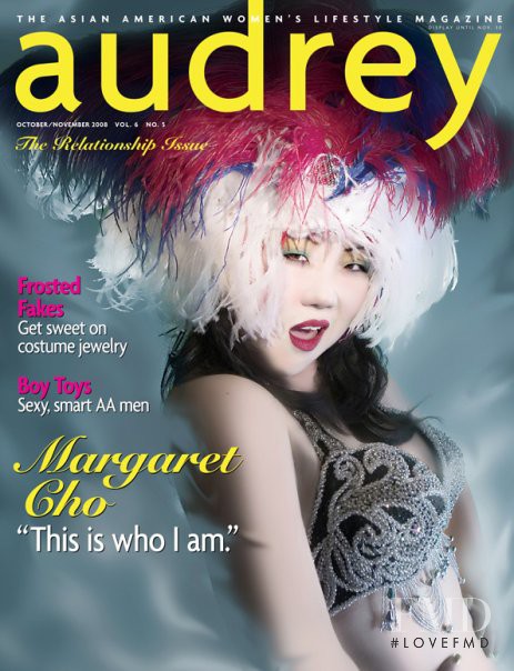 Margaret Cho featured on the Audrey Magazine cover from October 2008