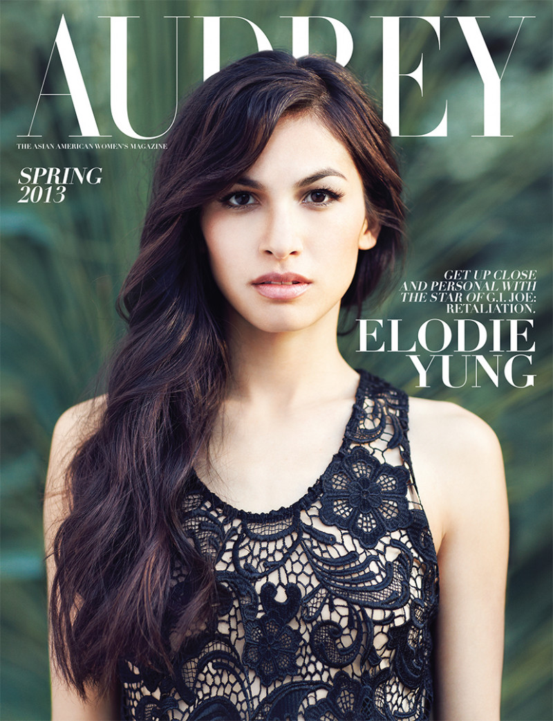 Elodie Yung featured on the Audrey Magazine cover from March 2013