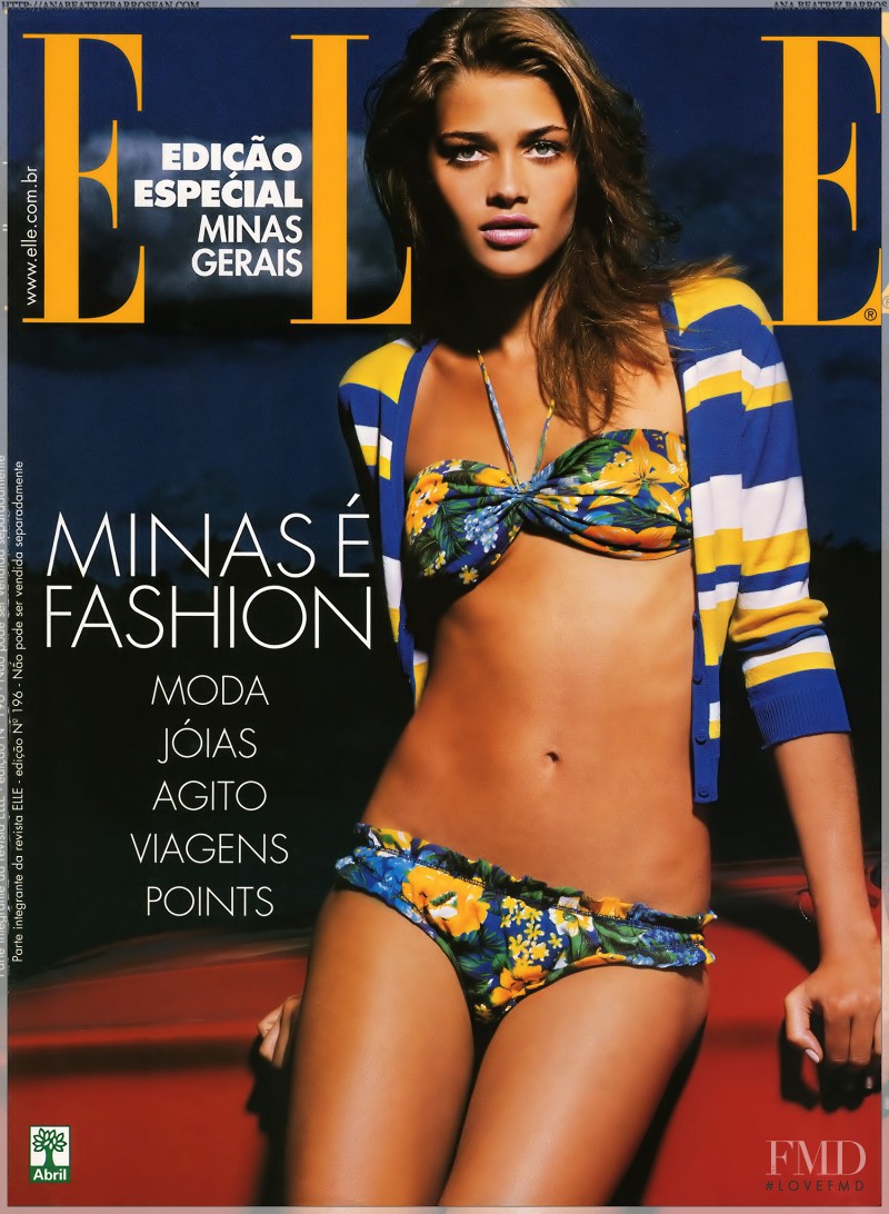 Ana Beatriz Barros featured on the Elle Brazil cover from September 2004