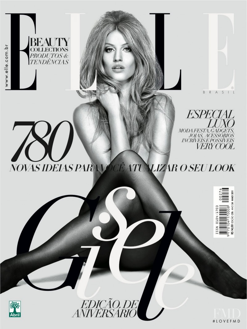 Gisele Bundchen featured on the Elle Brazil cover from May 2011