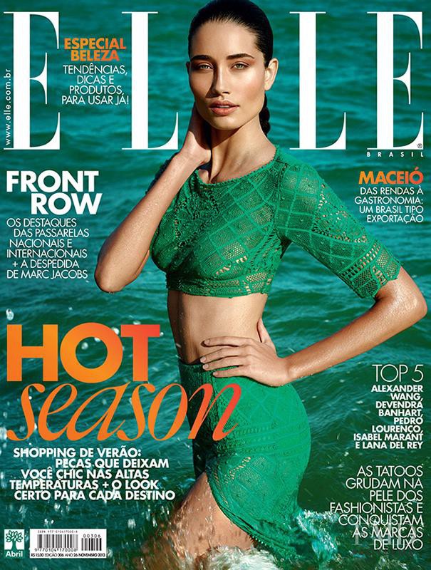 Marcelia Freesz featured on the Elle Brazil cover from November 2013