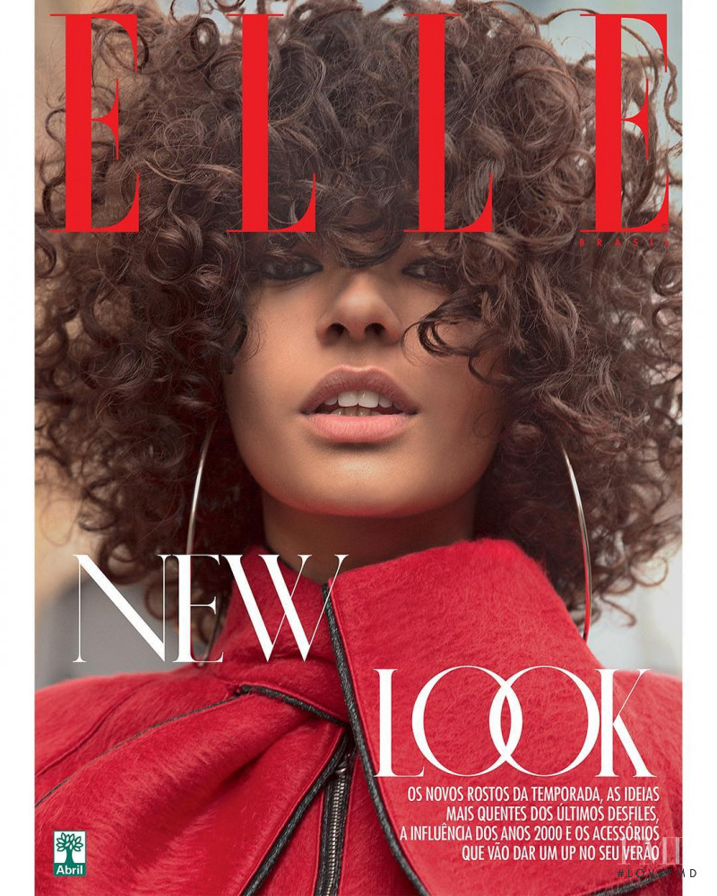 Fernanda Oliveira  featured on the Elle Brazil cover from October 2017