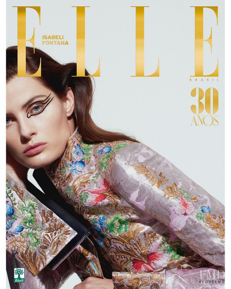 Isabeli Fontana featured on the Elle Brazil cover from May 2018
