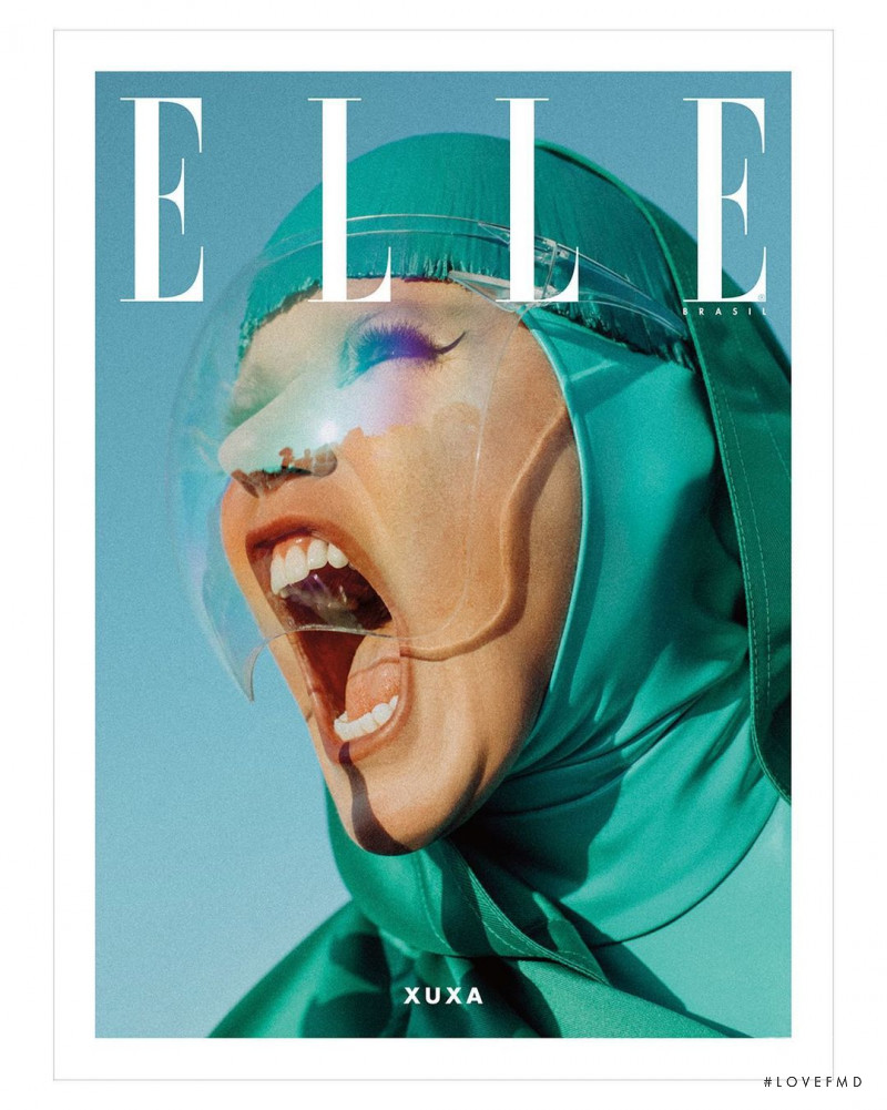 Xuxa Meneghel featured on the Elle Brazil cover from July 2022