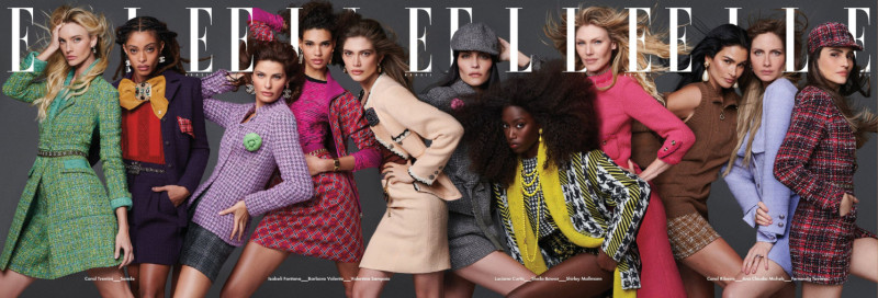 Sheila Bawar featured on the Elle Brazil cover from May 2024