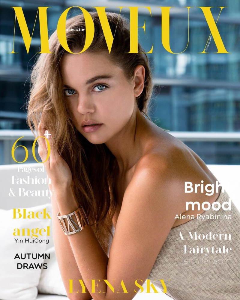 Magdalena Lyena Strama featured on the Moveux cover from February 2022