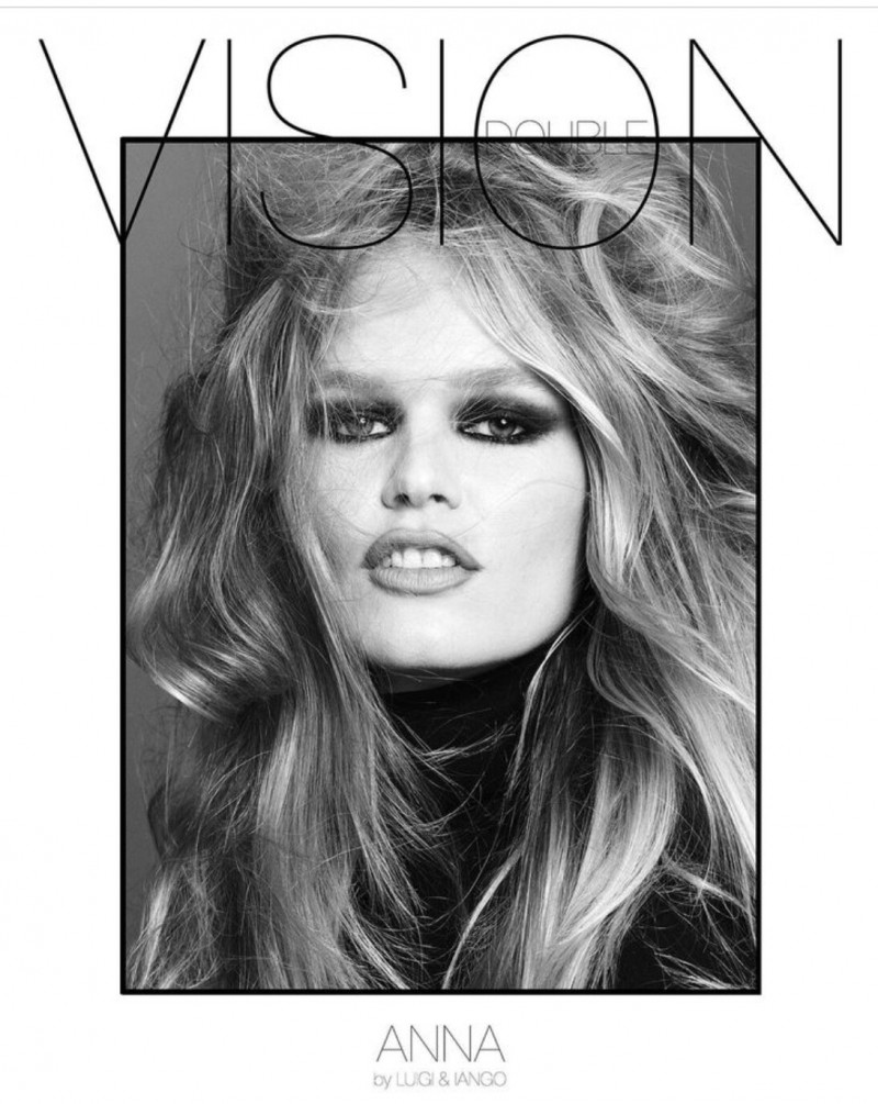 Anna Ewers featured on the Double Vision cover from February 2023