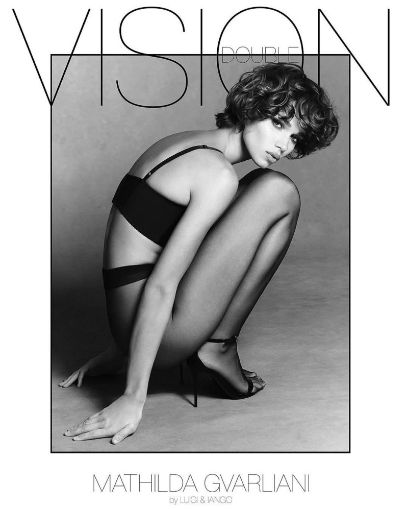 Mathilda Gvarliani featured on the Double Vision cover from November 2024