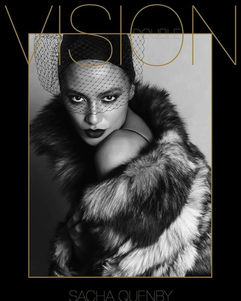 Sacha Quenby featured on the Double Vision cover from March 2025