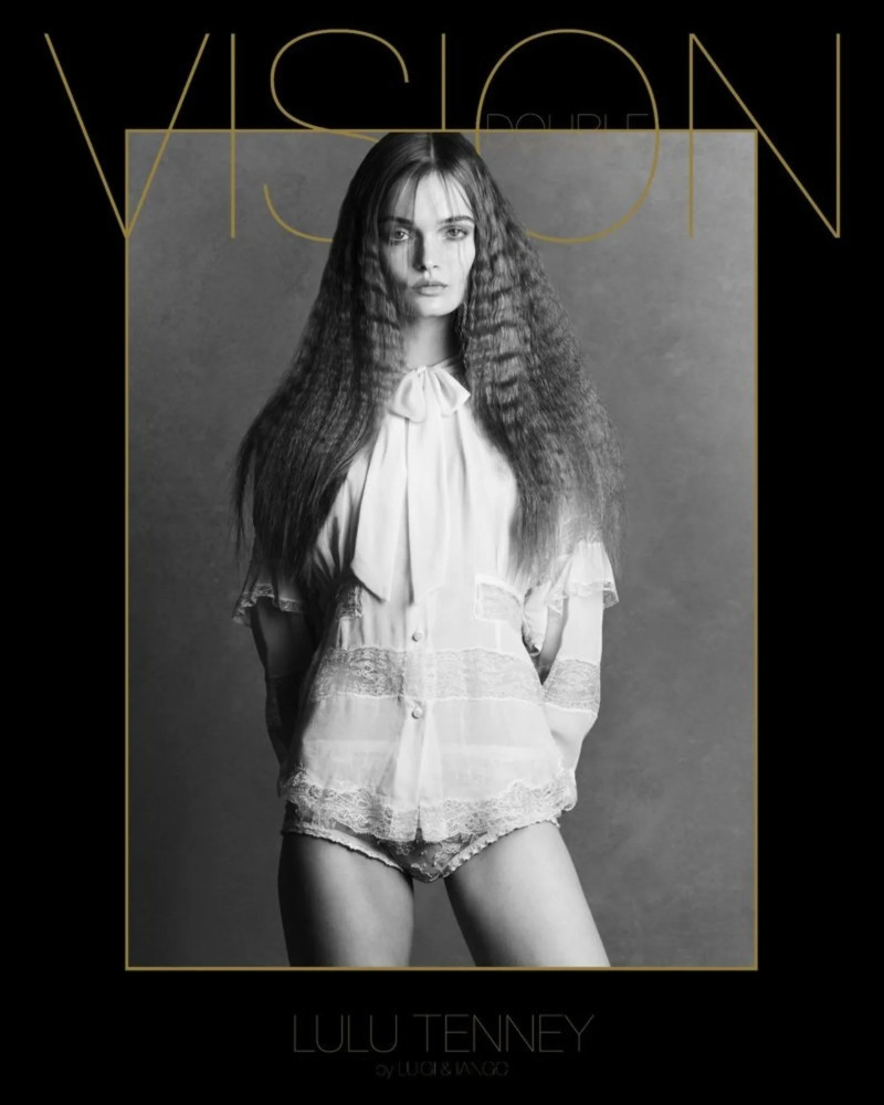 Lulu Tenney featured on the Double Vision cover from March 2025