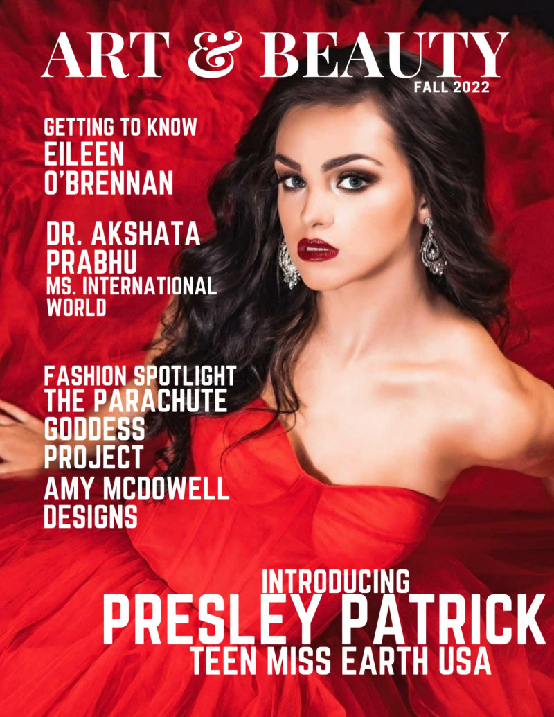 Presley Patrick featured on the Art & Beauty cover from September 2022