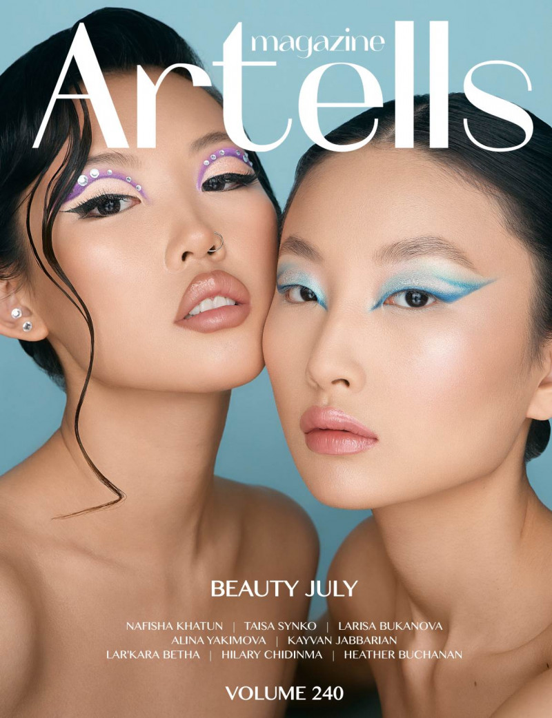  featured on the Artells Magazine cover from July 2022