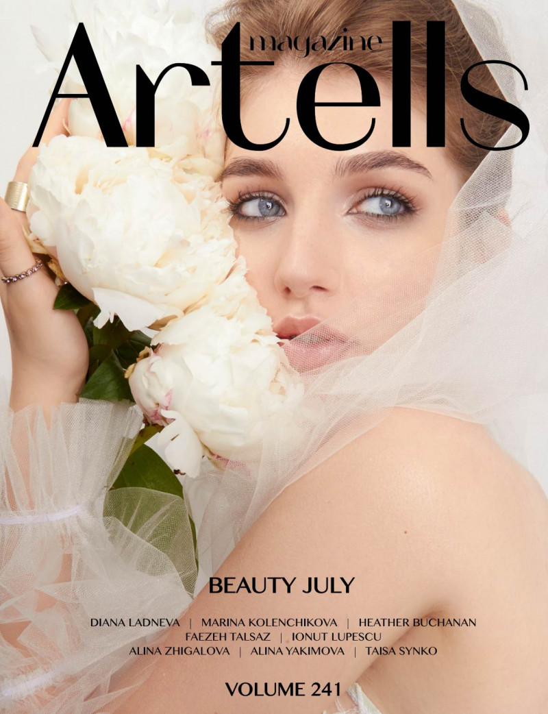  featured on the Artells Magazine cover from July 2022