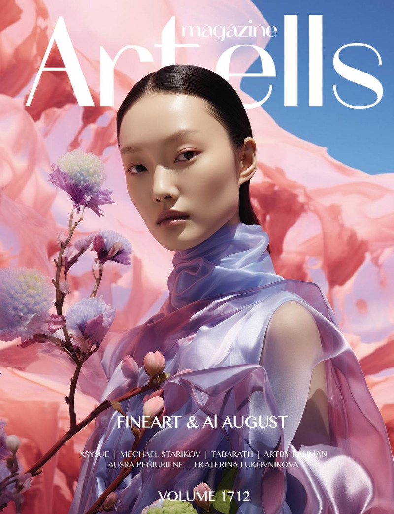  featured on the Artells Magazine cover from August 2023