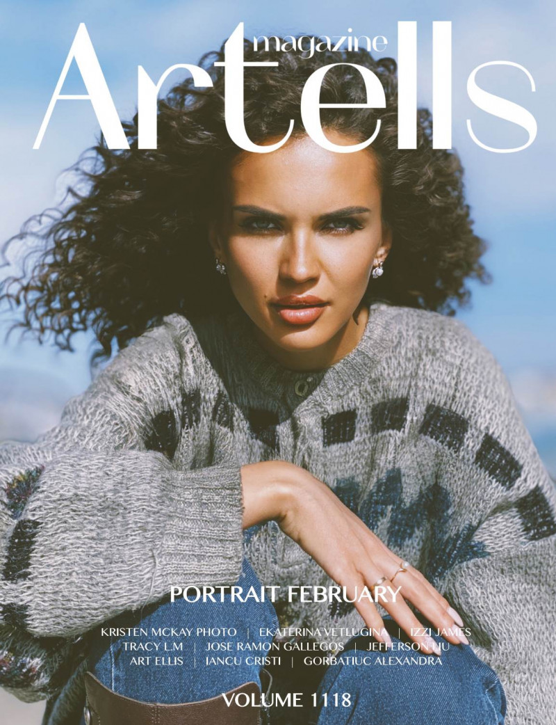  featured on the Artells Magazine cover from February 2023