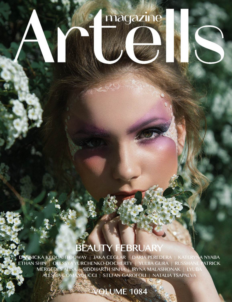  featured on the Artells Magazine cover from February 2023