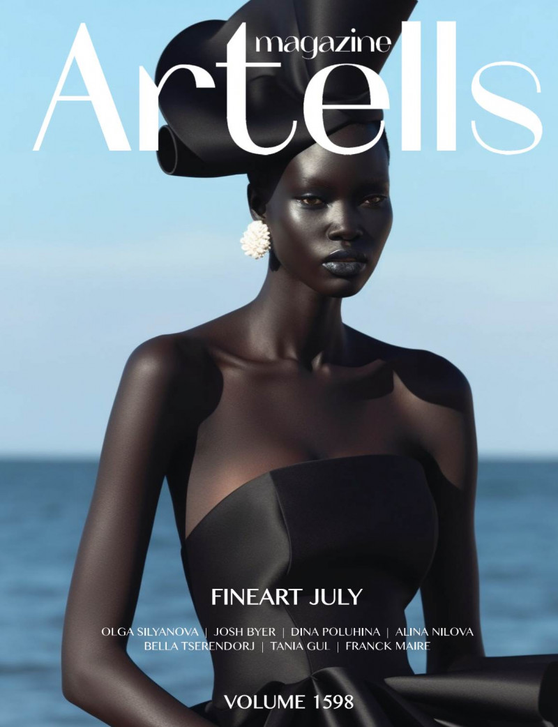  featured on the Artells Magazine cover from July 2023