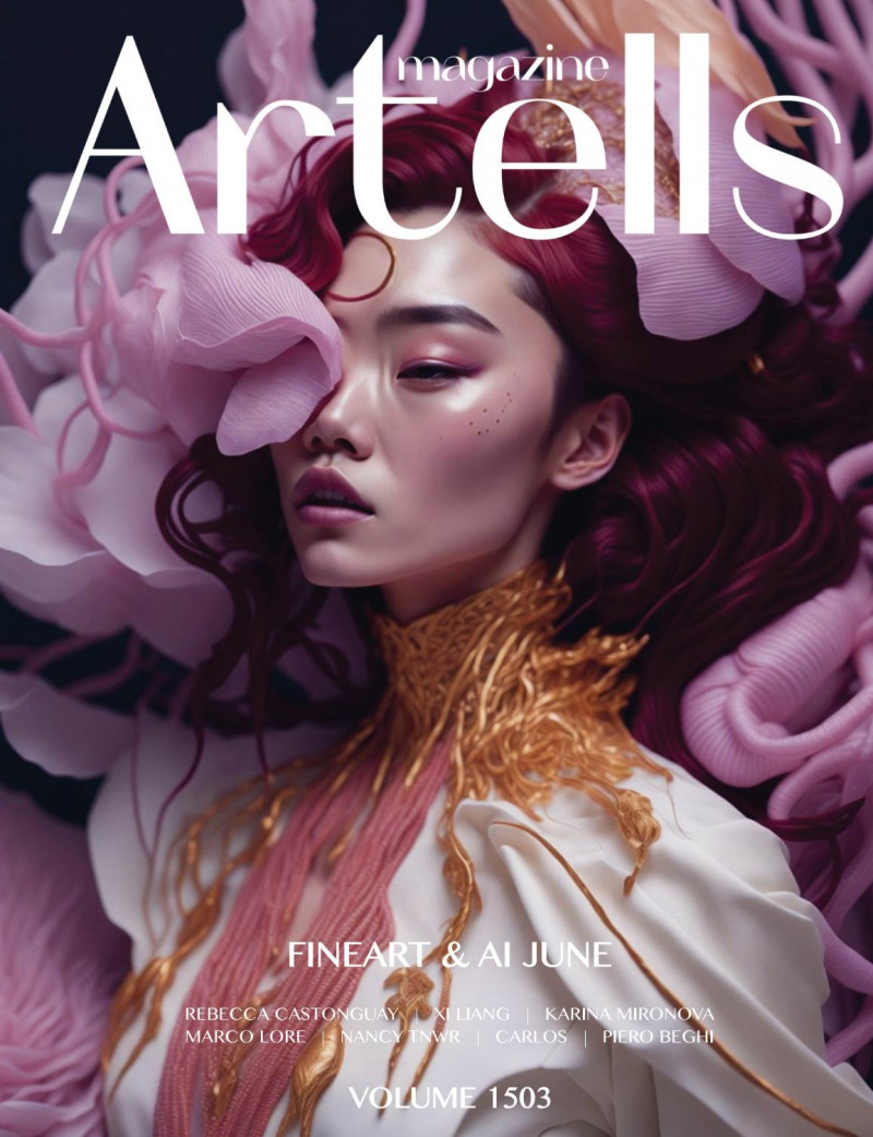  featured on the Artells Magazine cover from June 2023