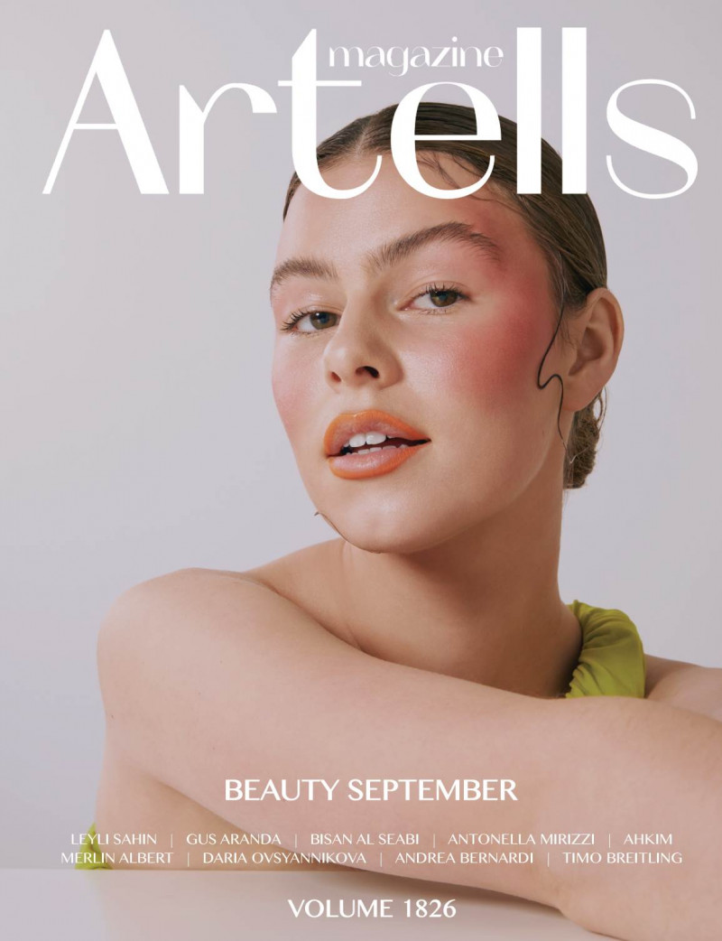  featured on the Artells Magazine cover from September 2023