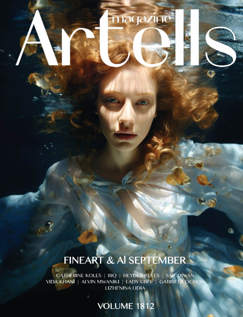  featured on the Artells Magazine cover from September 2023