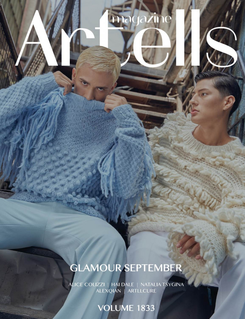  featured on the Artells Magazine cover from September 2023