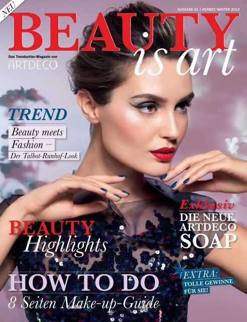  featured on the Beauty is Art cover from September 2013