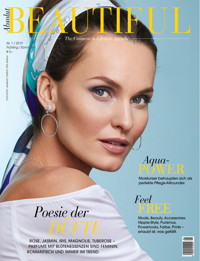 Ivana Stompfova featured on the Absolut Beautiful cover from March 2019
