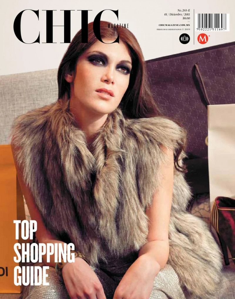 Estefania Petterson featured on the CHIC Magazine Mexico cover from December 2011