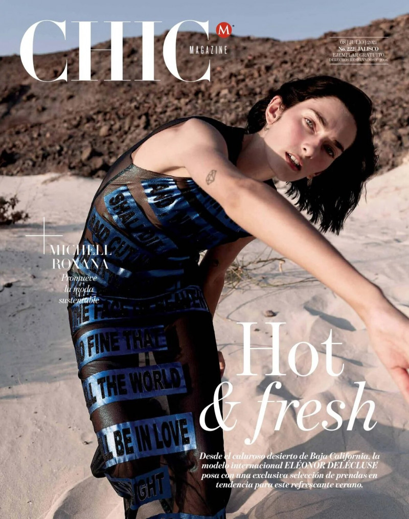 Eleonor Edith Delecluse featured on the CHIC Magazine Mexico cover from July 2021