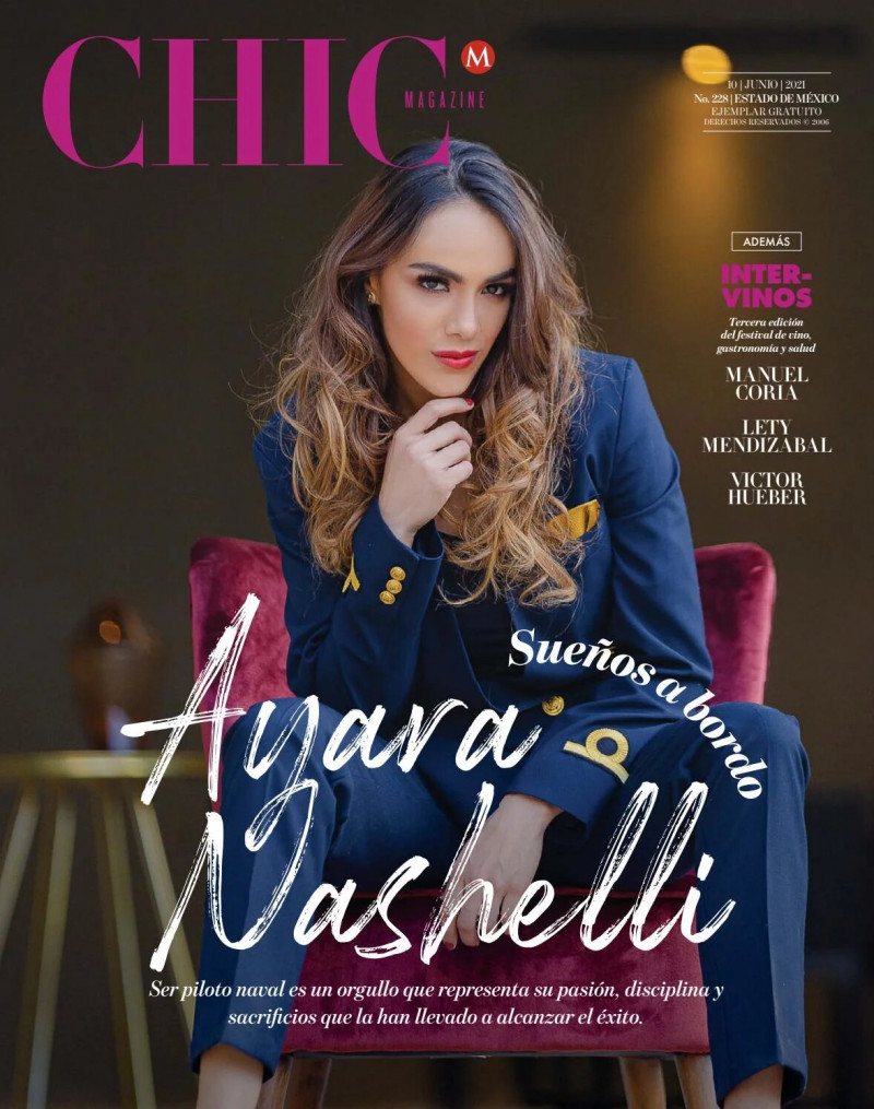 Ayara Nashelli featured on the CHIC Magazine Mexico cover from June 2021