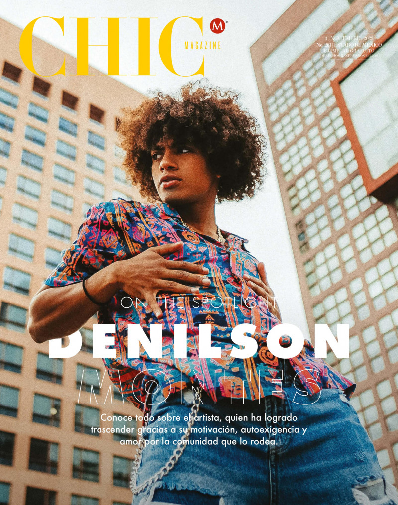 Denilson Montes featured on the CHIC Magazine Mexico cover from November 2022