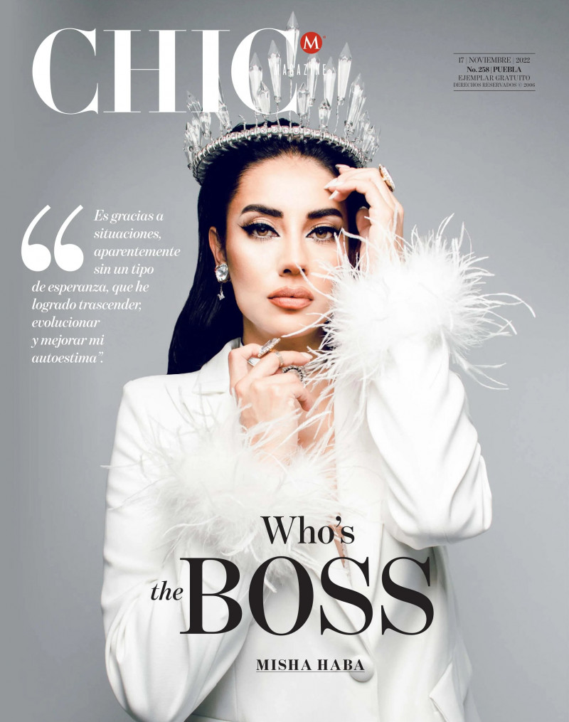 Misha Haba featured on the CHIC Magazine Mexico cover from November 2022