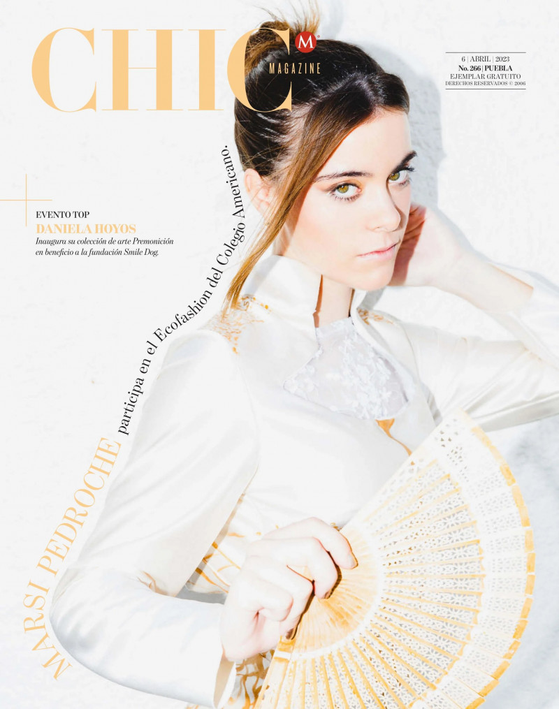 Marsi Pedroche featured on the CHIC Magazine Mexico cover from April 2023