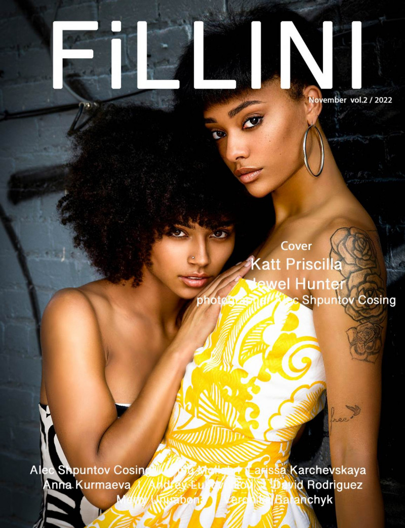 Katt Priscilla, Jewel Hunter featured on the Fillini Magazine cover from November 2022