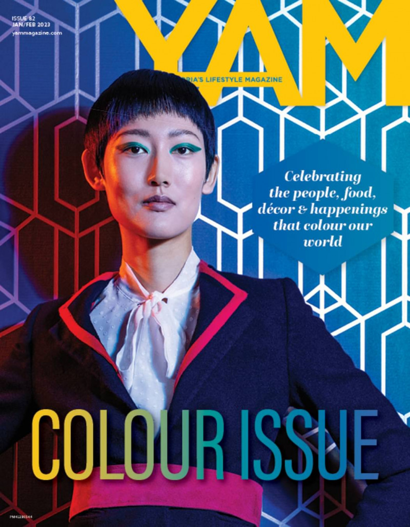 Sihan Guo featured on the YAM cover from January 2023